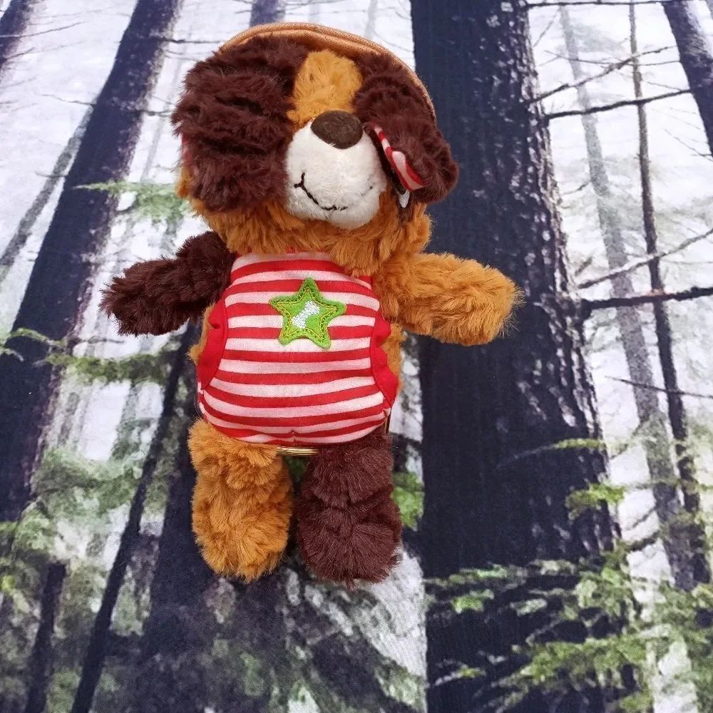 Little Sleepy Caps Cuddly Toy Woofy Dog 3.5"× 5"×8